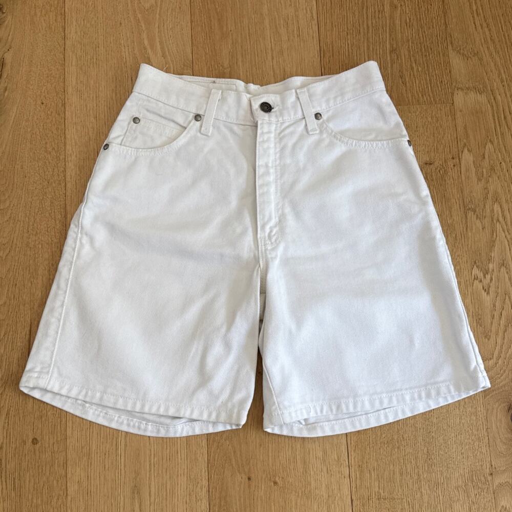 Levi's 505 Shorts Cotton Twill  Size 5 White